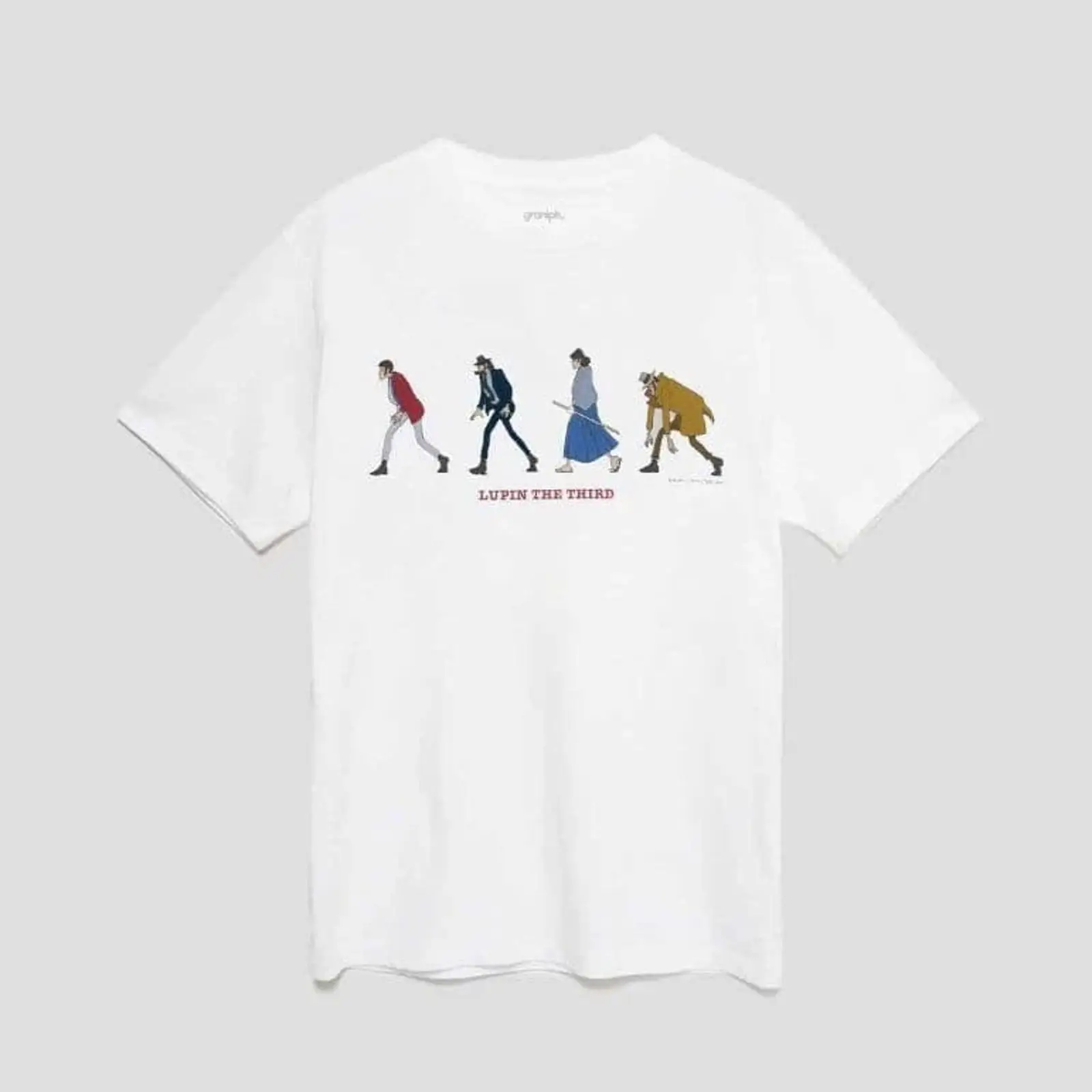 Streetwear Brand Vintage - Camiseta Graniph Lupin III Talla L,
