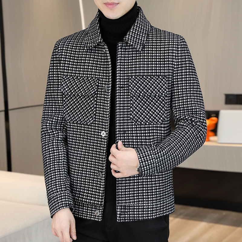 Streetwear Brand Clothing - Chaquetas de lana a cuadros de