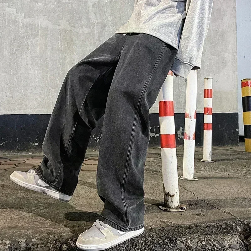 Jeans holgados de estilo corea - Streetwear Brand Denim reseña y precio