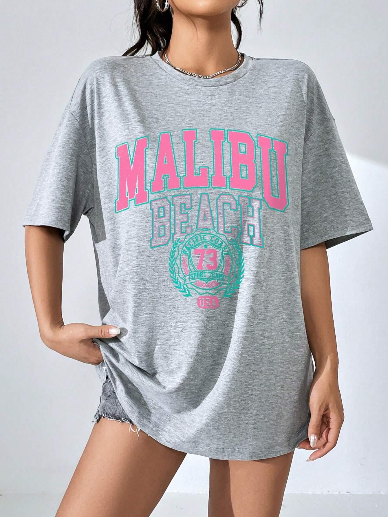 Malibu Beach-camisetas con est - Streetwear Brand Tees reseña y precio