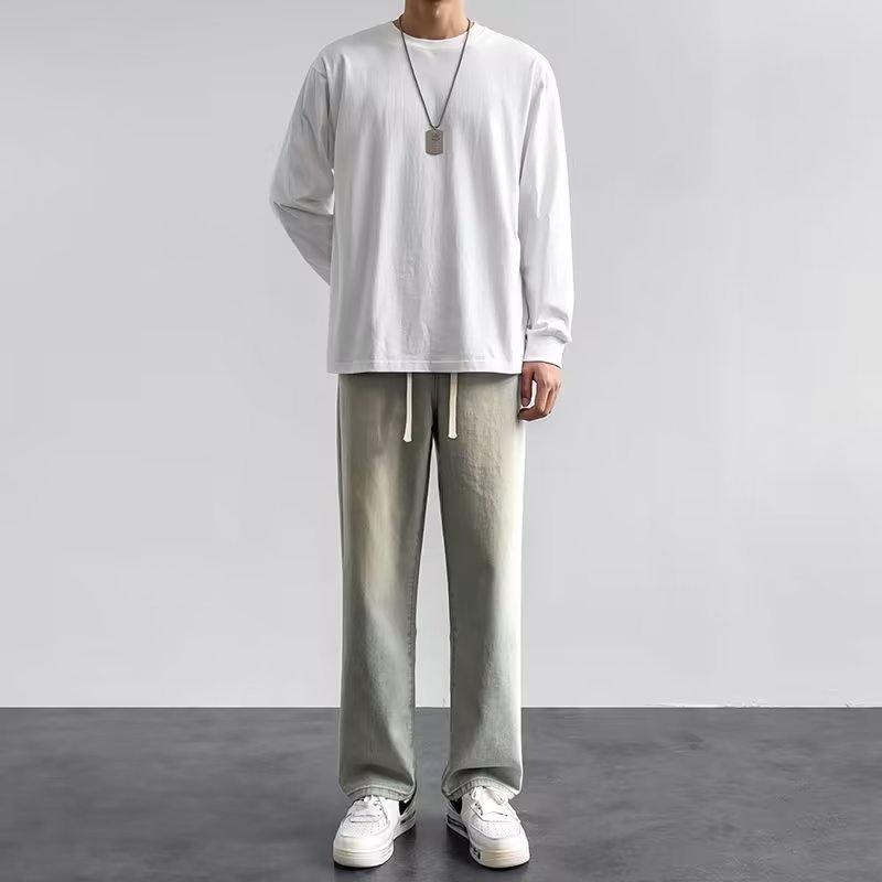Jeans holgados de estilo corea - Streetwear Brand Denim reseña y precio