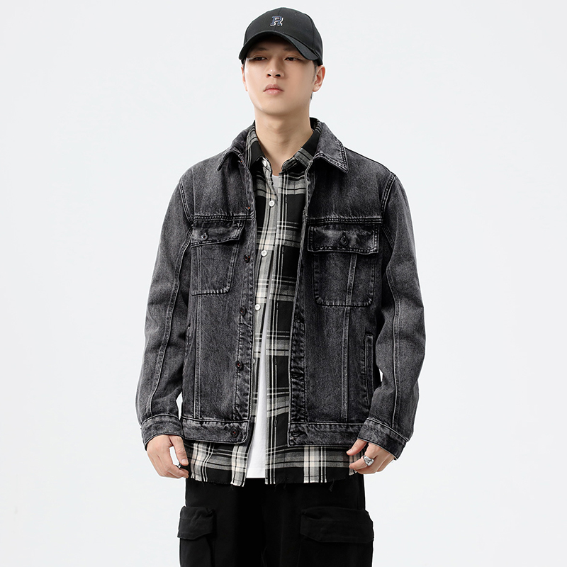 Chaqueta vaquera gris de talla - Streetwear Brand Denim reseña y precio