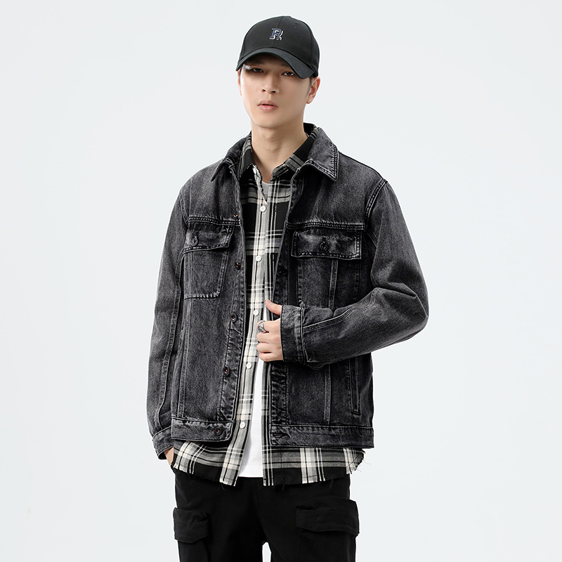 Chaqueta vaquera gris de talla - Streetwear Brand Denim reseña y precio